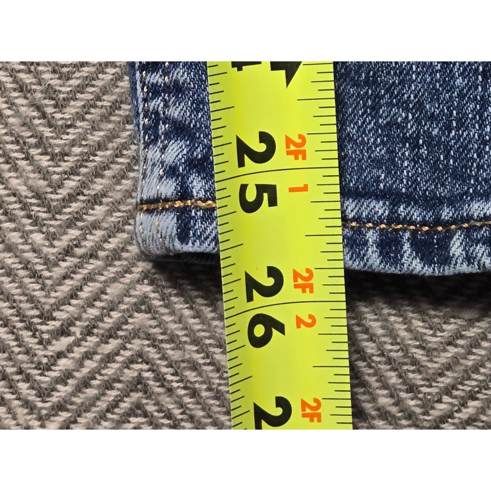 Old Navy Mid Rise Boyfriend Jeans Blue Wash Size 14 Distressed‎ Casual - Picture 5 of 6
